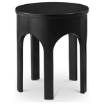Meridian Furniture - Westfield Console Table, Black, 58" Wide, Black, 20"wide, End Table - Finish off the look of your space with this beautiful Westfield black end table. Its rich black oak finish, oak veneer, and mixture of solid wood and MDF blend seamlessly in an art deco design. Ideal for entryways or living rooms, it offers both style and functionality with ample surface area and storage options. Take your decor to the next level with this statement piece that combines classic craftsmanship and modern sensibility, perfect for showcasing your personal style and enhancing any room's ambiance.