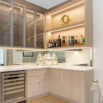 Luxury Entertainment Bar with Smart Storage