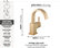 Delta Vero Single Handle Bathroom Faucet, Champagne Bronze, 553LF-CZ