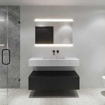 Contemporary + Modern Bathrooms