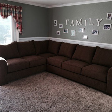 MEDIA ROOM CUSTOM SECTIONAL SOFA