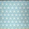 StarFish Fabric Blue Star Fish Reversible Upholstery