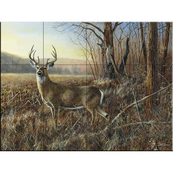 Tile Mural, Bluff Country Buck by Jim Hansel