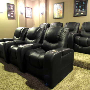 Theater Seating in Frisco, TX Featuring Palliser Equalizer