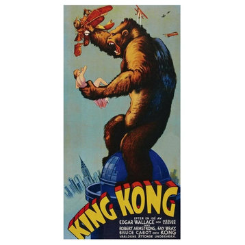 "Vintage Film Posters: King Kong" Digital Paper Print, 14"x26"