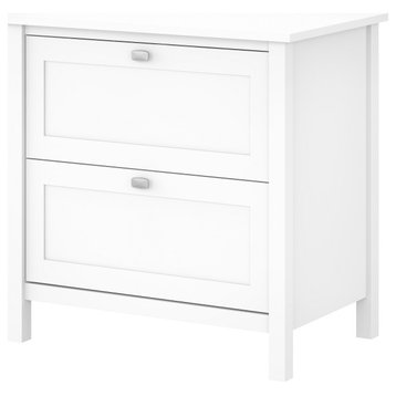 Broadview 2-Drawer Lateral File Cabinet, White