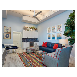 Palm Beach Beach Side Cabana - Beach Style - Family Room - Miami - by ...