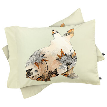 Deny Designs Iveta Abolina Little Rabbit Pillow Shams, Queen