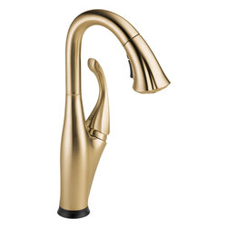 Delta Addison&reg; Single Handle Pull-Down Bar/Prep Faucet with Touch2O&reg; Technology - Bar Faucets