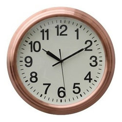 ROUND COPPER WALL CLOCK - Products