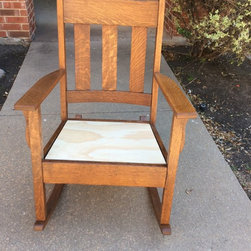 Antique Oak Rocker - Furniture