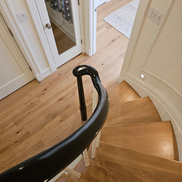 Project #131 | Three-Story Elliptical Staircase in Historic Home