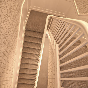 Looking down the stairwell