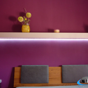 Eclairage d'ambiance RGB chambre à coucher