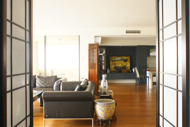 Contemporary living room in Geelong.