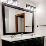 Frame My Mirror - Porter Black Framed Mirror, 28"x54" - Clean lines give the Porter collection a classic look. Available in black, white, silver and dark gray, this shaker-style collection can match just about any decor or style.