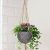 Patio 7" Wide Craft Small Hanging Pot With Netting