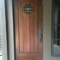 Custom 'G167' Entry Door with Speakeasy - By Vintage Doors - Front Doors