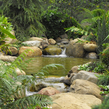 pond waterfall design ideas