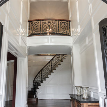 Project #74 | Circular Staircase with Hand-Forged Metal Panels