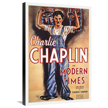 "Charlie Chaplin - Modern Times, 1936" Canvas by Hollywood Photo Archive, 20x30"