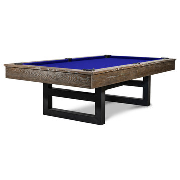 Mckay 8' Slate Pool Table With Premium Accessories, Euro Blue