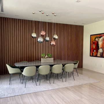 Wall Paneling + Hidden Door. Coral Gables, FL