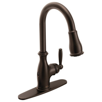 Moen Brantford 1-Handle High Arc Pulldown Kitchen Faucet, Oil Rubbed Bronze