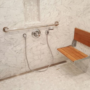 Accessible Bathroom and Vertical Platform Lift.