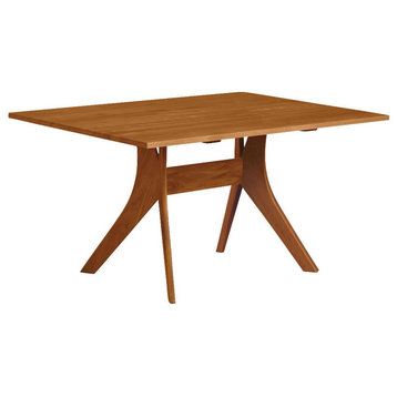 Copeland Audrey Fixed Top Table, Natural Walnut, 40x60