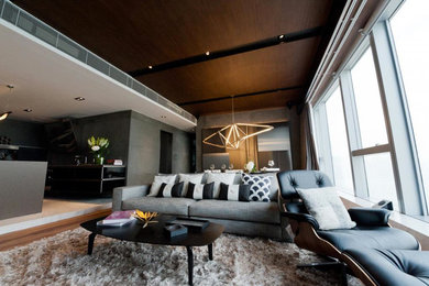 Modern living room in Hong Kong.