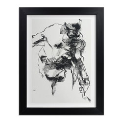 Drawing 264 - Gesturing Man by Derek Overfield - Drawings And Illustrations