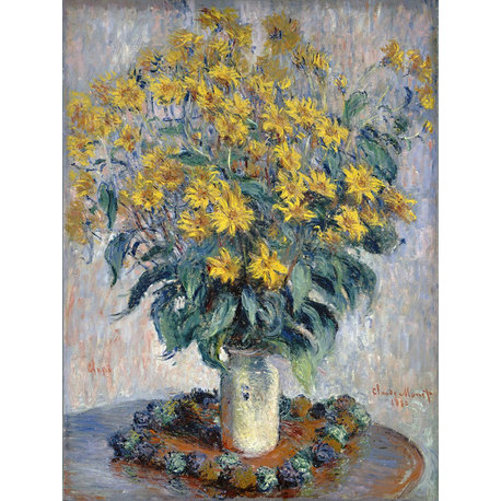 Tile Mural Still life of yellow flowers Backsplash Ceramic Glossy