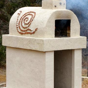 The Molina Family Wood Fired Brick Pizza Oven in Texas