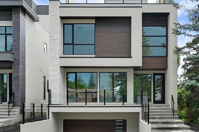 This is an example of a modern home in Edmonton.