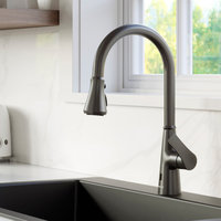 Karran Touchless One-Handle Triple Function Sprayer Faucet, Gunmetal Grey