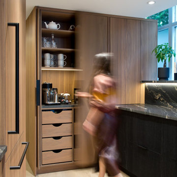 Appliance Garage with Hawa Concepta pocket door