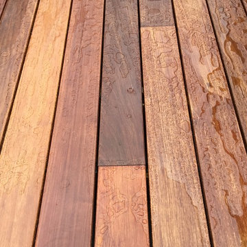 Ipe Deck with Dry Techo Bloc Patio