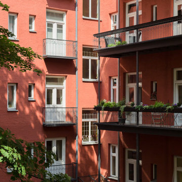 Die Balkone eignen sich auch für denkmalgeschützte Altbauten.