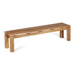 Wintons Teak Pierson Backless Bench - Outdoor Benches