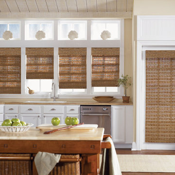Woven Wood Shades For The Kitchen