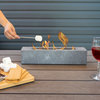 Rectangular Tabletop Fire Pit Bioethanol or Rubbing Alcohol Smokeless Fire Pit