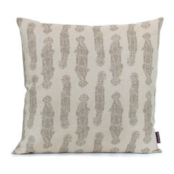 Foo Zu Throw Pillow-Smoke - Decorative Pillows