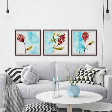 The Flower Buds Triptych