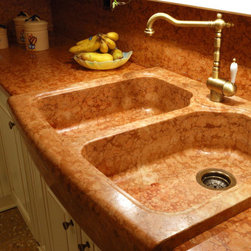 Lavello cucina doppio in massello - Products