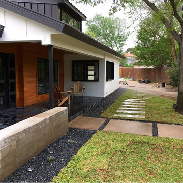 Fort Worth, Fairmont Area, Collaboration. Full scale outdoor/indoor remodel