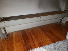 Adjust old hot water radiator
