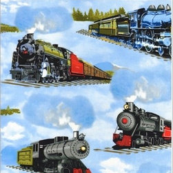 Trains Bunk Beds Bedding Collection - Bunk Beds