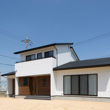 香川県に建つ、「木のぬくもりを感じる家」の外観