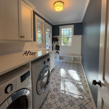 Laundry Room Renovation for a Midtown Family